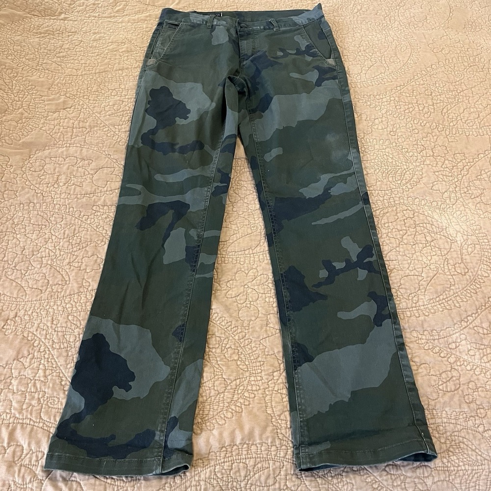 Camo Straight Leg Skeletor 32x31 Gorpcore Streetwear Military Y2K Grunge Skater. - Picture 2 of 9